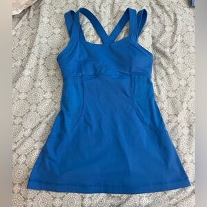 Blue lululemon tank top!